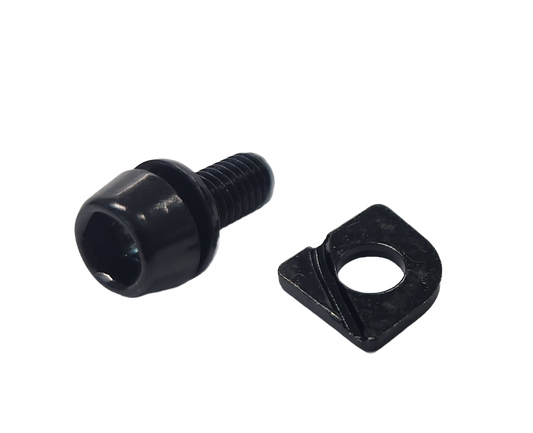 Cable Anchor Bolt and Plate, for RD-M350/T350 Rear Derailleur - (10 Pieces) - Quality Tektro part