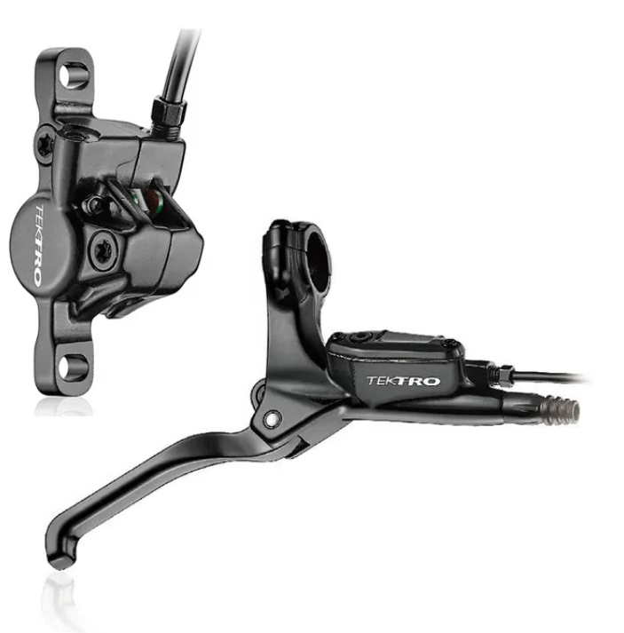 TEKTRO Hydraulic disc FRONT brake set - Mod.HD-E350F, HD6.DM+lever DR1.4F, for ebike With Cut Out Wire & hose: 1900mm, w/200mm Quality Tektro product