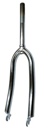 FORK  24", Threaded 100mm, W/OUT  PIVOT, SILVER, 22.2