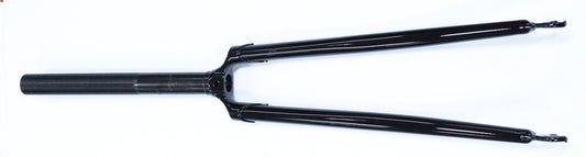 FORK  700, Threaded, 1" CroMo 240mm Steerer Black "High Quality Fork" (150mm Of Thread) & Brake Hole.