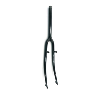 FORK  700 x 35C, Threadless, with Pivots, 1.1/8 / 28.6mm OD, 25.4mm ID, 260mm Stem, V-Brake BLACK (370mm axle to crown)