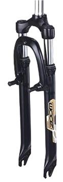 SUSPENSION FORK  650B/27.5, Threadless 1 1/8," Adj Preload, black,  travel 60mm, stem 230mm, Disc Brake & V- Brake