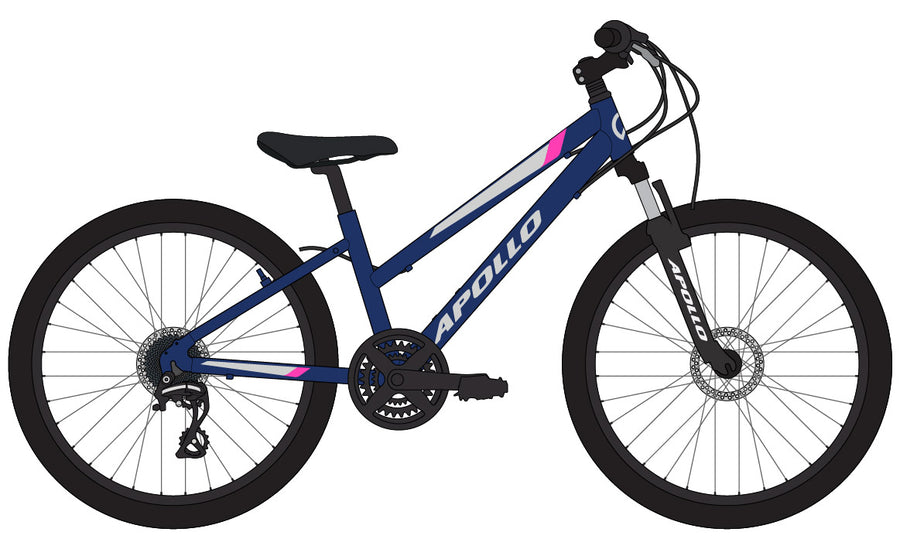 Verve (Gloss midnight blue / silver / pink)