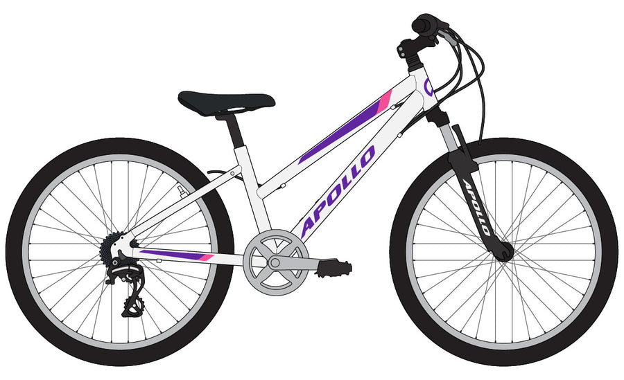 Paris 24 (Gloss white / purple / pink)