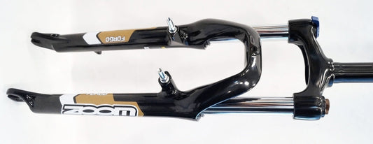 Suspension Fork, ZOOM, 29ER, mechanical lock-out, black, 1 1/8",  travel  100mm, stem: 280mm Disc & V-brake