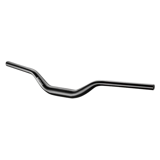 Handlebar, Dia 35.0mm, W: 800mm, rise: 55mm, backsweep, 8 deg, matt black