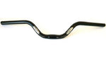HANDLEBAR  25.4mm, 63cm Wide, 90mm Rise, Steel  BLACK