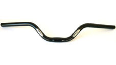 HANDLEBAR  25.4mm, 63cm Wide, 90mm Rise, Steel  BLACK