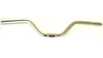 HANDLEBAR  25.4mm, 62cm Wide, 90mm Rise, CP  SILVER