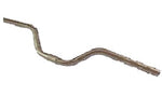 HANDLEBAR  25.4mm, 63cm Wide, 90mm Rise, Alloy  SILVER
