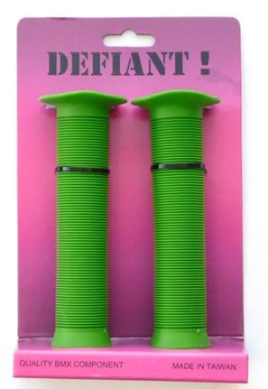 Grips 147mm GREEN, Kratton rubber, open end with plugs