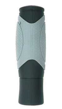 Grips, comfort, kraton & gel, 2 tone grey/black, 125mm, Quality VELO product