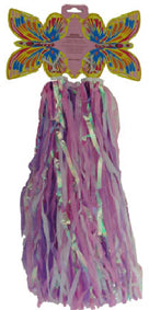 STREAMERS  Sparkling Glass, PURPLE PINK WHITE