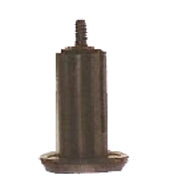 END PLUGS, Expander type, 18mm,  BLACK, 2/SET