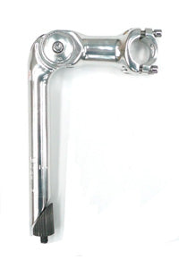 H/stem alloy, adj, 100mm ext, 22.2 quill, 25.4h/bar, Silver (120mm usable Quill Height)