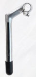 Quill Stem 25.4mm dia, 80mm ext, BB 25.4, R30 degree, SILVER