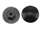 Rubber Cap for headset bolt, Dia 5mm, black (Sold individually)