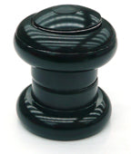 Headset, 1" Alloy Threadless, BLACK, 25.4 x 30 x 27 x 29mm, sealed cartridge bearings