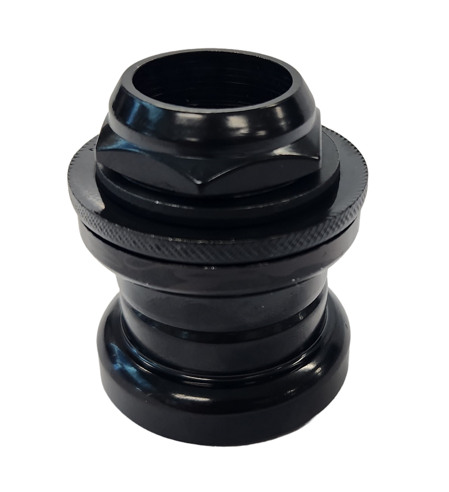 Head Set 1" Threaded for BMX, Steel, BLACK  (21.1 ID, 32.5 OD, 27.0 Crown Race)