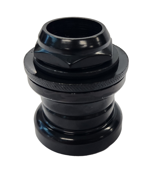 Head Set 1" Threaded for BMX, Steel, BLACK  (21.1 ID, 32.5 OD, 27.0 Crown Race)