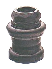 HEAD SET 1.1/8 BLACK Threaded, ball retainer type with water seals, 25.4 x 34 x 30mm