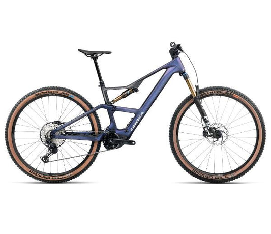 ORBEA RISE SL M10 630W MEDIUM TANZANITE CARBON VIEW - CARBON RAW
