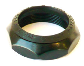 LOCK NUT HEADSET 25.4 BLACK (BAG of 2)