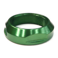 add some BLING   Lock Nut, GREEN, ID1 1/8 ID 25.4 dia,  Alloy
