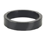 SPACER  Alloy, 1 1/8 headset 2mm black