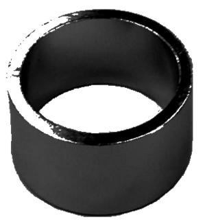 SPACER  Alloy, 1 1/8 headset 20mm black
