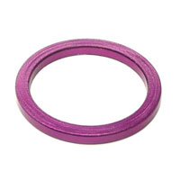 SPACER  Alloy, 1 1/8 Purple - 3mm