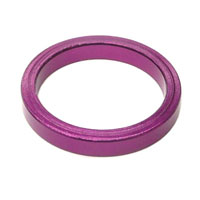 SPACER  Alloy, 1 1/8 Purple - 5mm
