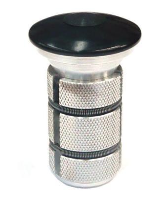 T/less Tension Adjuster  1 1/8 32mm for ID 22-25.4mm, H 32mm, Black alloy top