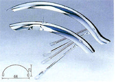 MUDGUARD SET  20, Front & Rear for Hi-Riser, Steel C.P.