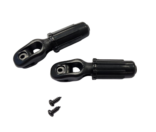 Safety QR fastner for mudguard stay, for Dia.4.0mm stay, 2pcs=1set, w/screws. Mod. Pop off 3