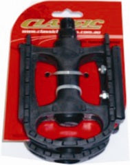 In WA only   Pedals, MTB 9/16" axle, BLACK, PP, (toe clip attachable)