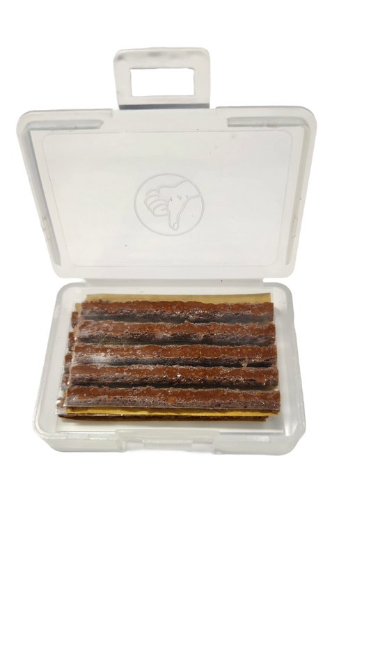 Tubeless tyre Repair plugs, 3.5mm x 5cm x 5pcs/sheet x 2 sheets - In handy box