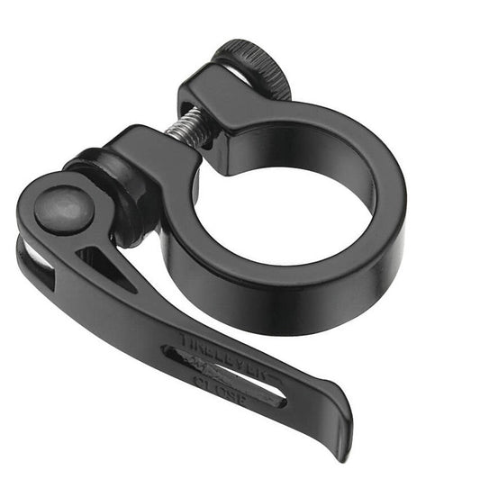 `A NEW ITEM - Seat clamp, QR, 38.6mm, alloy, black