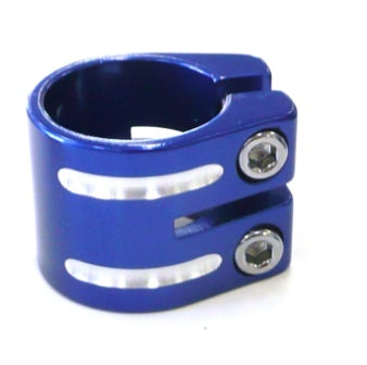 S/clamp 33.3mm BLUE no lip