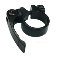 Seat clamp with seat   Q/R alloy, 34.9mm, black