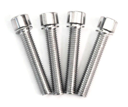 SEAT POST BOLT  M8, 45mm, Allen Key Type, For Micro Adjust, Full Threaded, C.P.  (Bag 4)