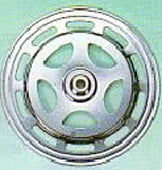 SPOKE PROTECTOR - Steel, Chrome Plated, 186mm Diameter