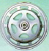 SPOKE PROTECTOR - Steel, Chrome Plated, 186mm Diameter