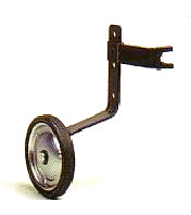 TRAINING WHEELS  12-20, BLACK - Heavy Duty, color box