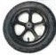 WHEEL ONLY (individual) for 4373 Training Wheels, 12" P.P rim w/pneumatic tyres, 40mm sidewall profile