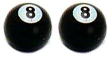 Valve cap #8 ball 2pce