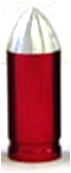 BULLET CAP RED for A/V