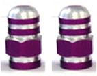 Valve Cap PURPLE Alloy Nut