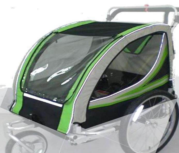 Replacement cover for Bicycle Trailer/Stroller,  Green (TRAILER 4524 ONLY!)