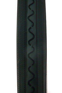 TYRE  27 x 1.1/4 BLACK with WHITE WALL (32-630)